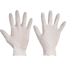 LOON rukavice latexové pudrované - L