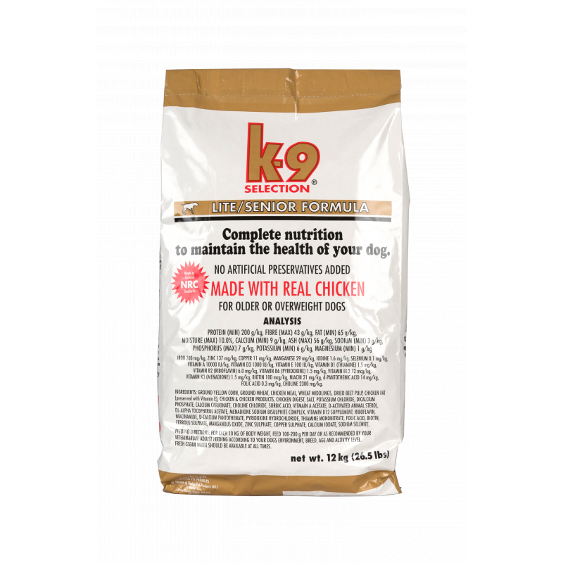 K-9 SELECTION LITE FORMULA 12 Kg