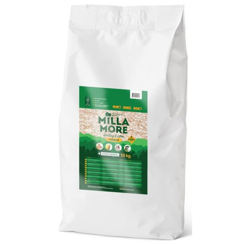 Podestýlka hlod.štěpky osika MillaMore Premium 50l/10kg