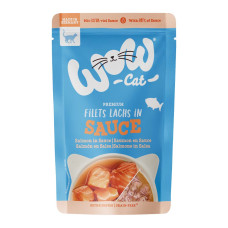 WOW Cat kapsička Sauce Losos Adult 85g