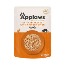 Applaws kapsička Cat Jelly Kuřecí prsa s játry 70g