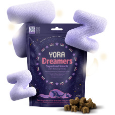 YORA pamlsky z hmyzu Dreamers s bylinkami 100g