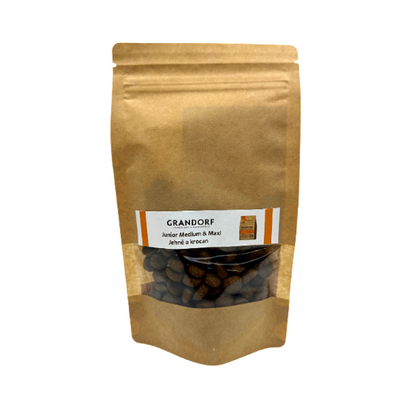Grandorf vzorek granulí pro psy Junior Medium & Maxi - Jehně a krocan 75g