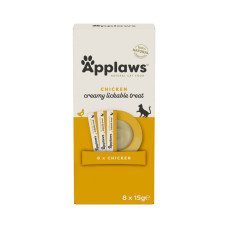Applaws Cat Creamy Treat lízací pyré Kuře 8x15g