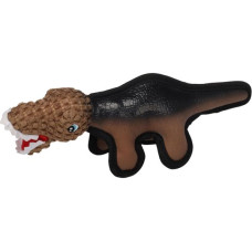 Hračka textil Saura dinosaurus hnědý Flamingo