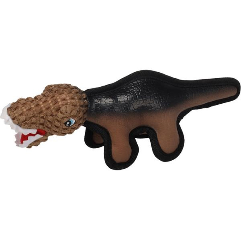 Hračka textil Saura dinosaurus hnědý Flamingo