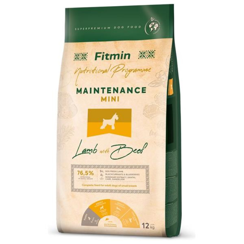 Fitmin Dog Mini Maintenance Lamb & Beef 12 kg