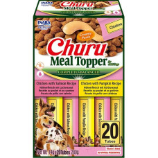 Inaba Churu Dog meal topper losos a dýně multipack 20x14g