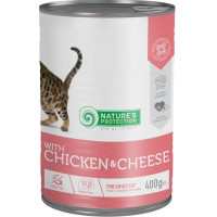Nature's Protection Cat konz. Adult kuře/sýr 400 g