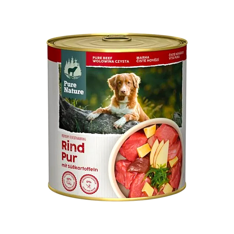 Pure Nature Dog Adult konzerva Hovězí PUR 800g