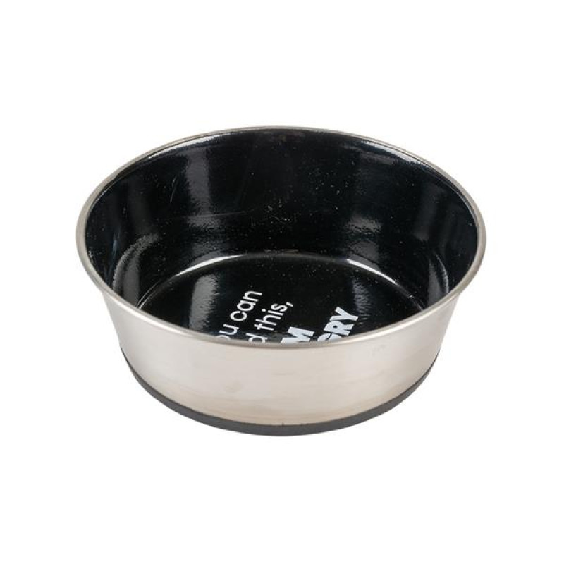 Miska nerez Brushed I'm hungry 450ml Duvo+