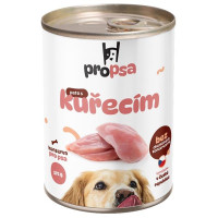 PROPSA konzerva pro psy - s kuřecím 375 g
