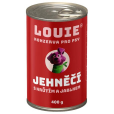 Louie konz.pro psy jehněčí, krůta, jablka 400g