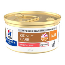 Hill's Prescription Diet Feline k/d Mousse pěna losos 85 g