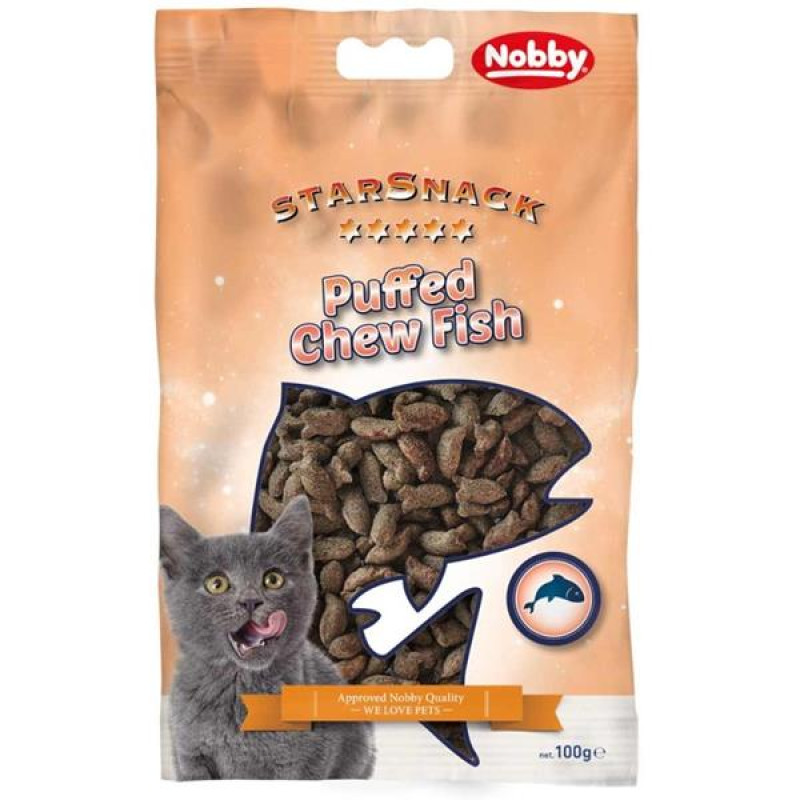 Nobby - StarSnack cat Puffed Chew Fish 100 g