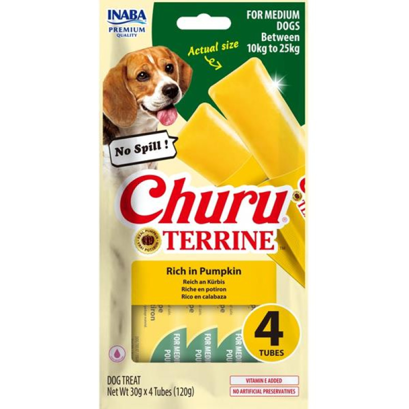 Inaba Churu Terrine Medium Dog dýně 4x30g