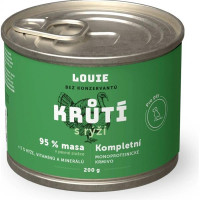 Louie konz. pro psy krůtí s rýží 200 g