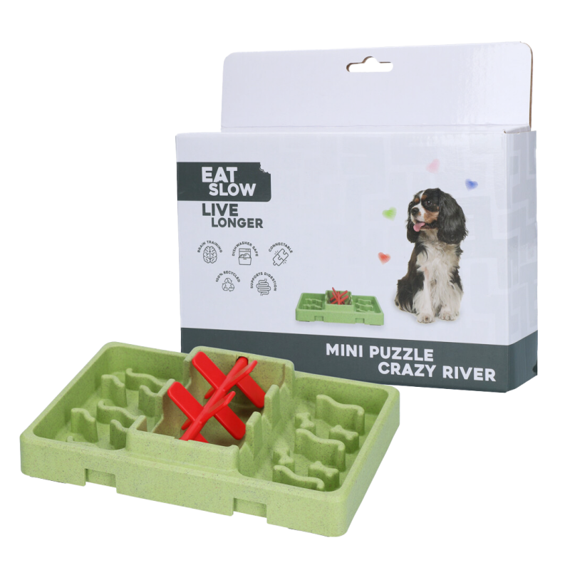 Eat Slow Live Longer hlavolam Mini Puzzle Crazy River