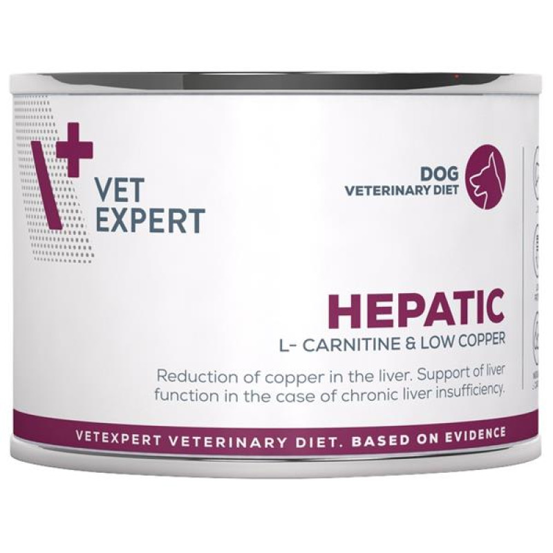 VetExpert VD 4T Hepatic Dog konzerva 200 g