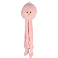 Hračka plyš chobotnice Paulo flamingo 47cm
