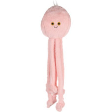 Hračka plyš chobotnice Paulo flamingo 47cm