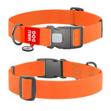 BB-WAUDOG obojek voděodolný Collartex Plastic oranžový QR (46-70cm/4cm)