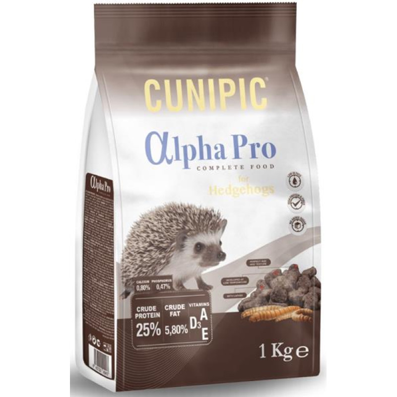 Cunipic Alpha Pro Hedgehog  - ježek 1 kg