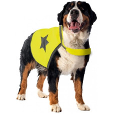 Reflexní vesta pro psa 64cm látková žlutá  Duvo+