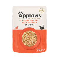 Applaws kapsička Cat Kuřecí prsa s lososem 70g