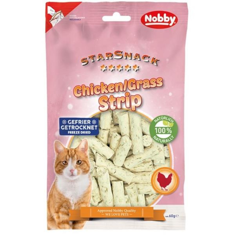 Nobby - StarSnack cat FD Chicken & Cat Grass 60 g