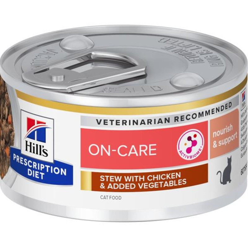 Hill's Prescription Diet Feline ON-care Chicken & Vegetables Stew konzerva 82 g