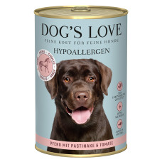 Dog's Love konzerva Hypoallergenic Koňské 400g