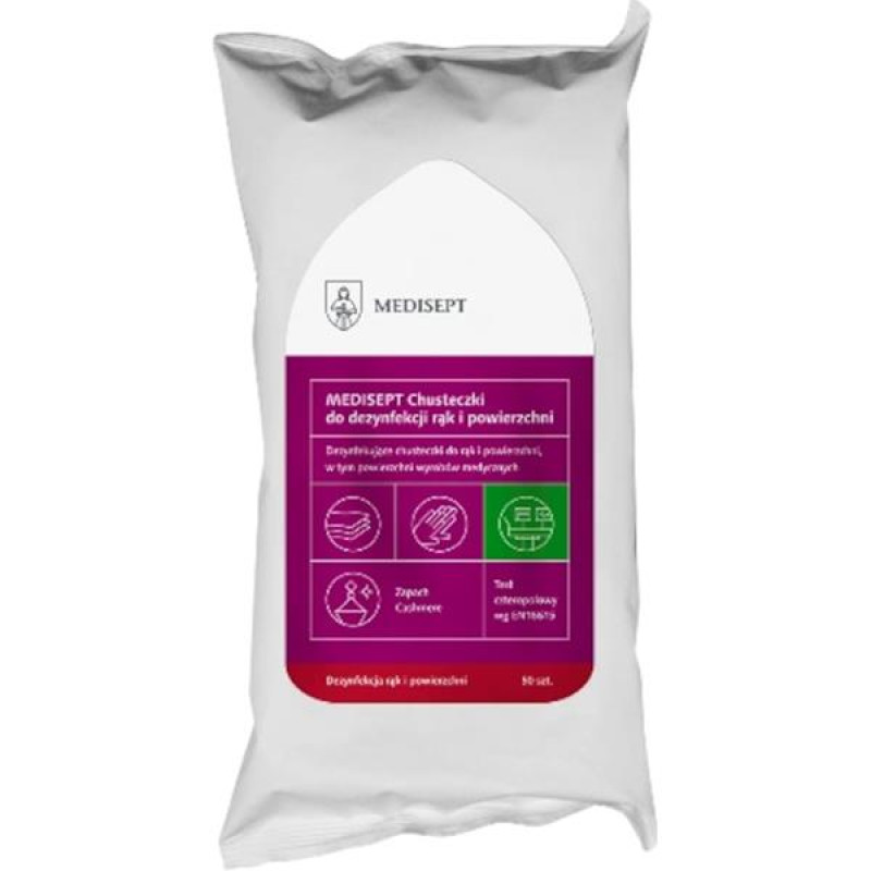 Ubrousky dezinfekční MEDISEPT 50ks