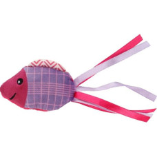 Hračka cat textil Prali ryba fialová Flamingo