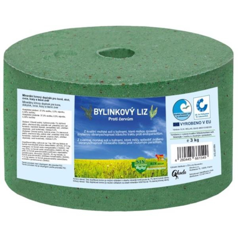 Liz bylinkový proti červům 3kg
