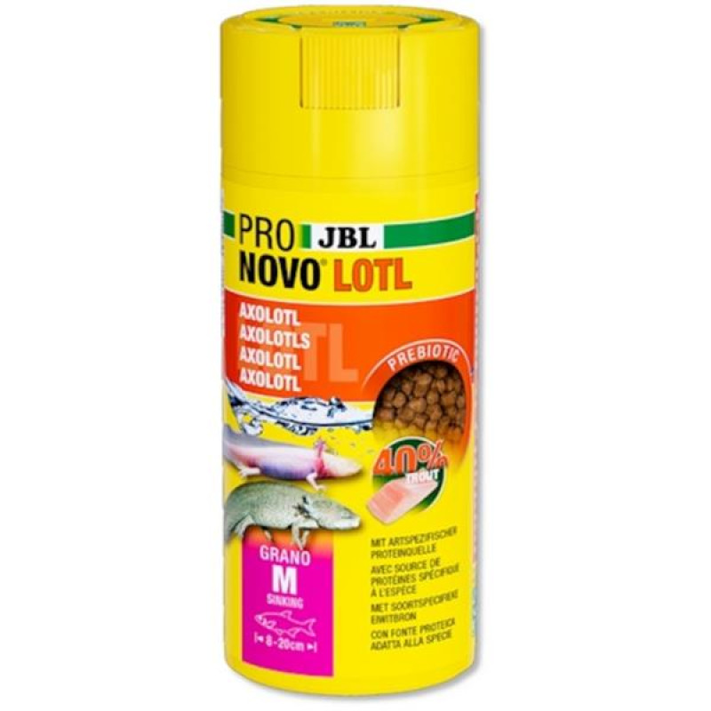 JBL Pronovo Lotl Grano M - axolotl, granule 250ml 