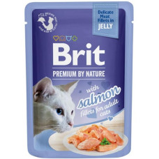 Brit Premium by Nature Cat Delicate Fillets in Jelly with Salmon 85 g