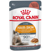Royal Canin - Feline kaps. Hair&Skin ve šťávě 85 g