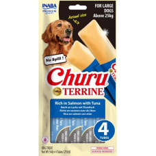 Inaba Churu Terrine Large Dog losos a tuňák 4x54g