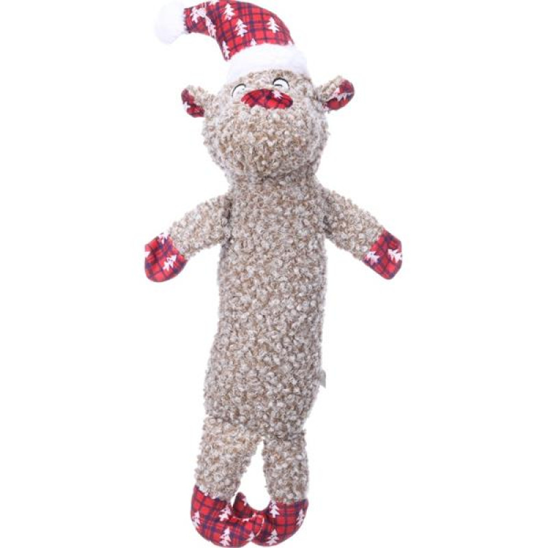 Hračka plyš vánoč. Krola sob 45cm Flamingo