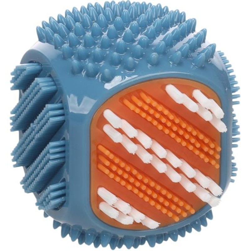 Hračka guma Habru kostka 8,5cm Flamingo