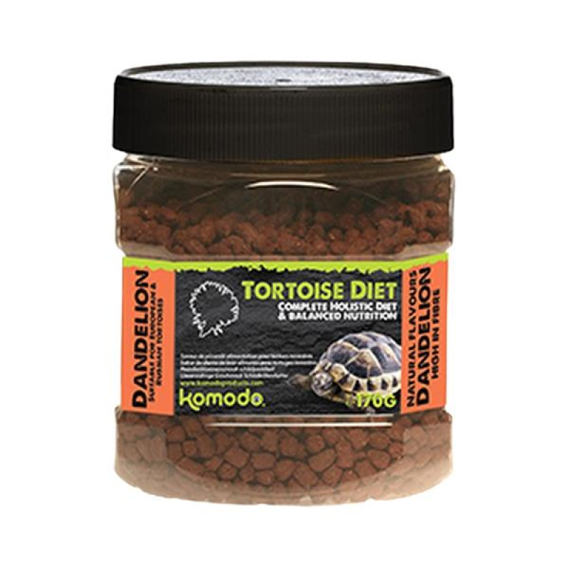 Komodo Tort. Diet - suchoz. želva, pampeliška 170g