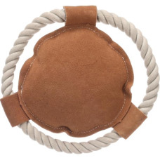 Hračka kůže+provaz Swa Buoy 18cm Flamingo