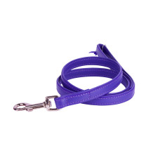 Collar Vodítko kožené Glamour Classic - fialové (122cm/12mm)