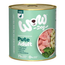 WOW Dog konzerva Krocan s cuketou Adult 800g