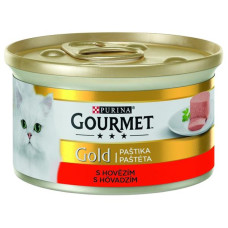 Gourmet Gold cat konz.-jemná paštika hovězí 85 g