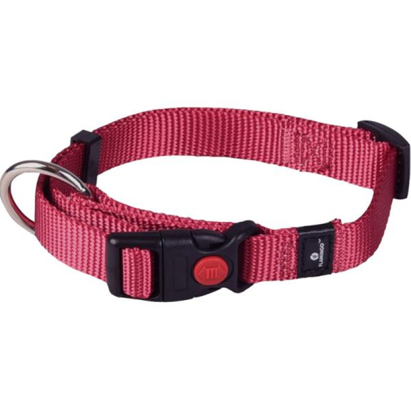 Obojek nylon Ziggi vínový 2x40-55cm Flamingo