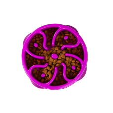 Outward Hound Zpomalovací miska Fun Feeder Flower fialová Medium