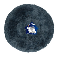 Let's Sleep Donut pelíšek tmavě šedý  80cm