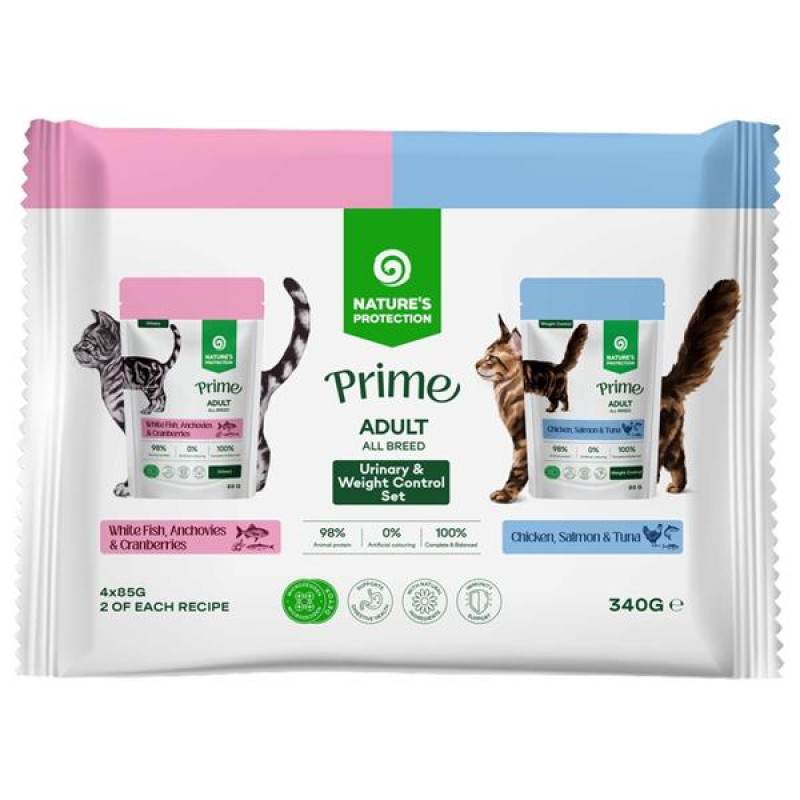 Nature's Protection Prime Cat kaps. Multiple Functions Multipack 4 x 85 g